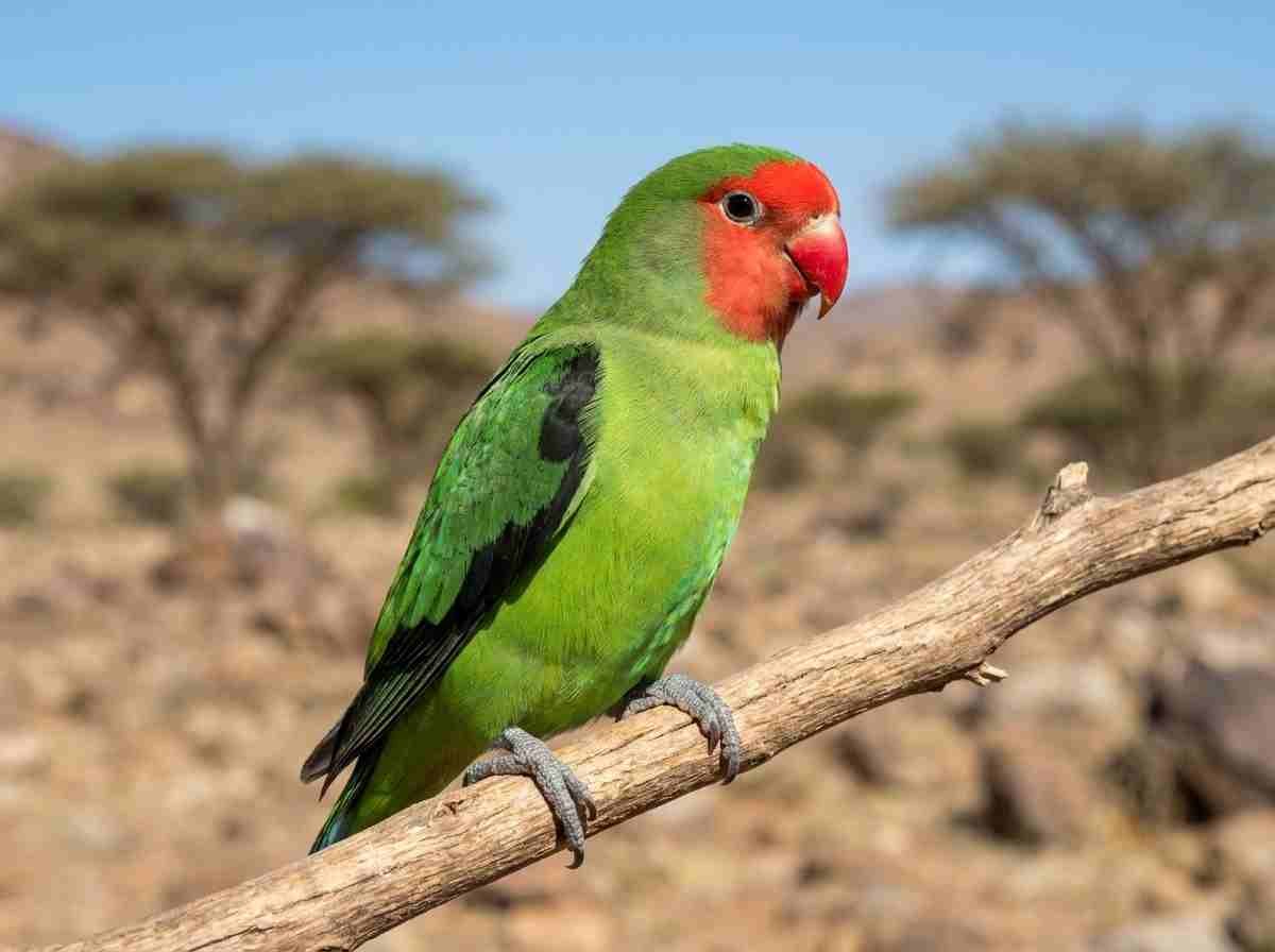 Abyssinian Lovebird (Black-winged Lovebird)