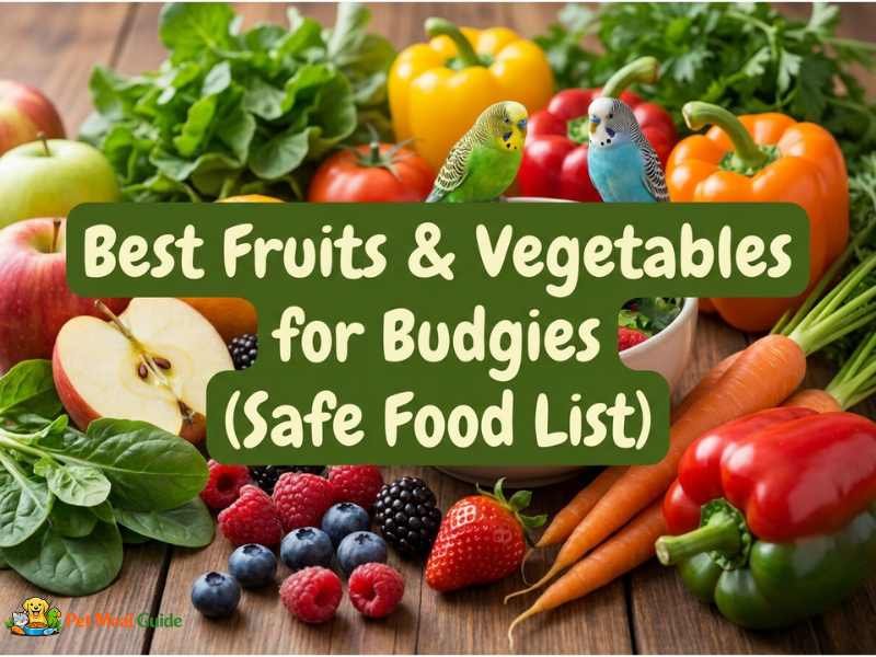Best Fruits and Vegetables for Budgies