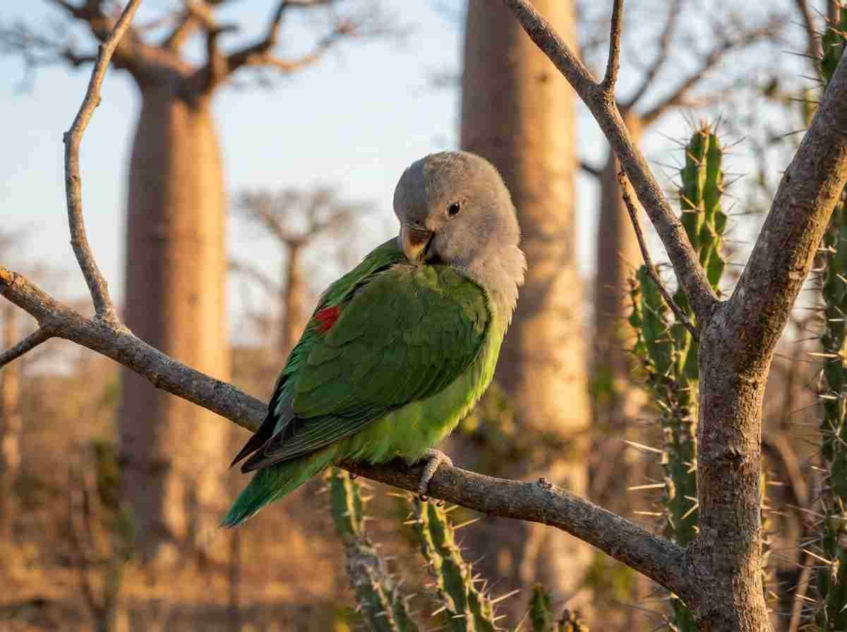 Grey-headed Lovebird (Madagascar Lovebird)