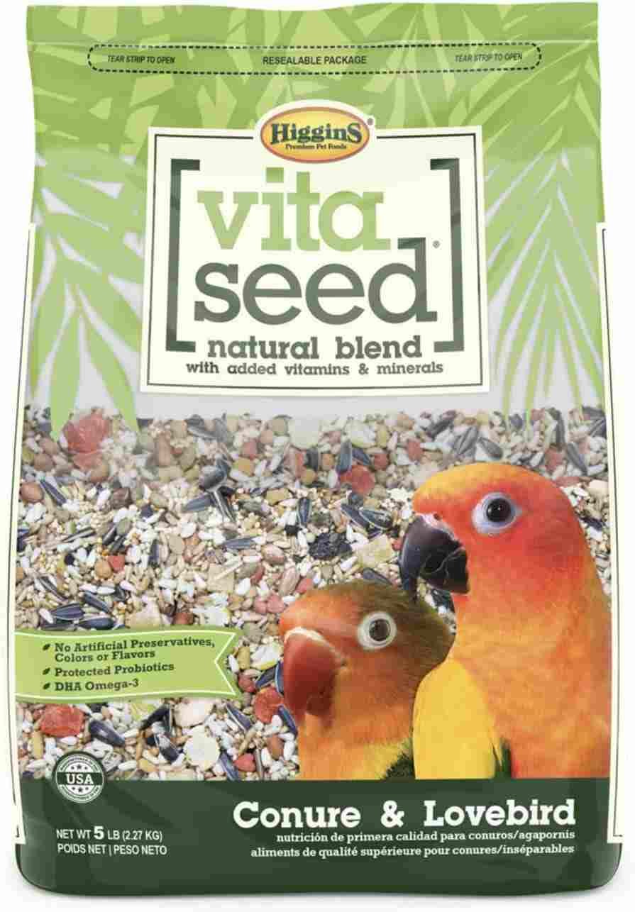 higgins vita seed lovebird food