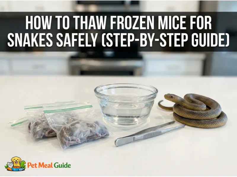 How to Thaw Frozen Mice for Snakes Safely (Step-by-Step Guide)