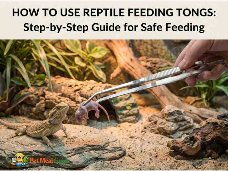 How to Use Reptile Feeding Tongs: Step-by-Step Guide for Safe Feeding