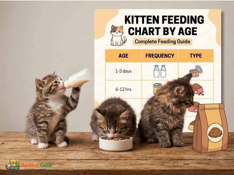 Kitten Feeding Chart by Age