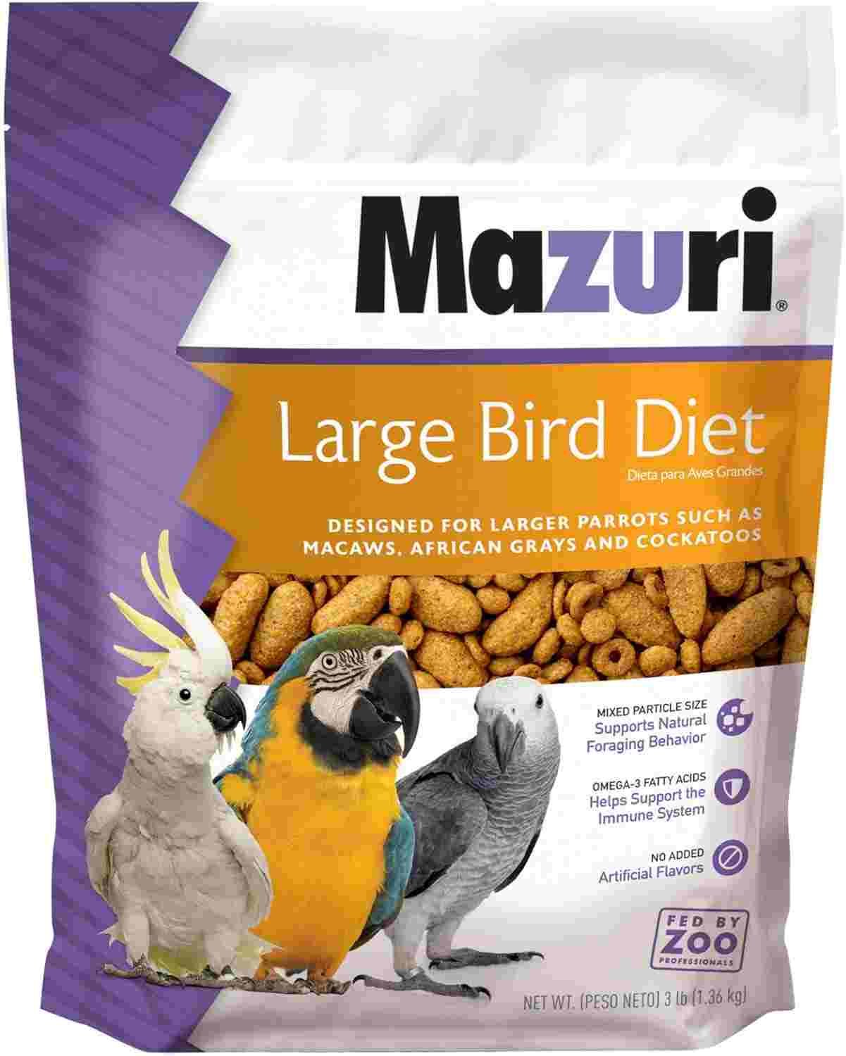 Mazuri large parrot food