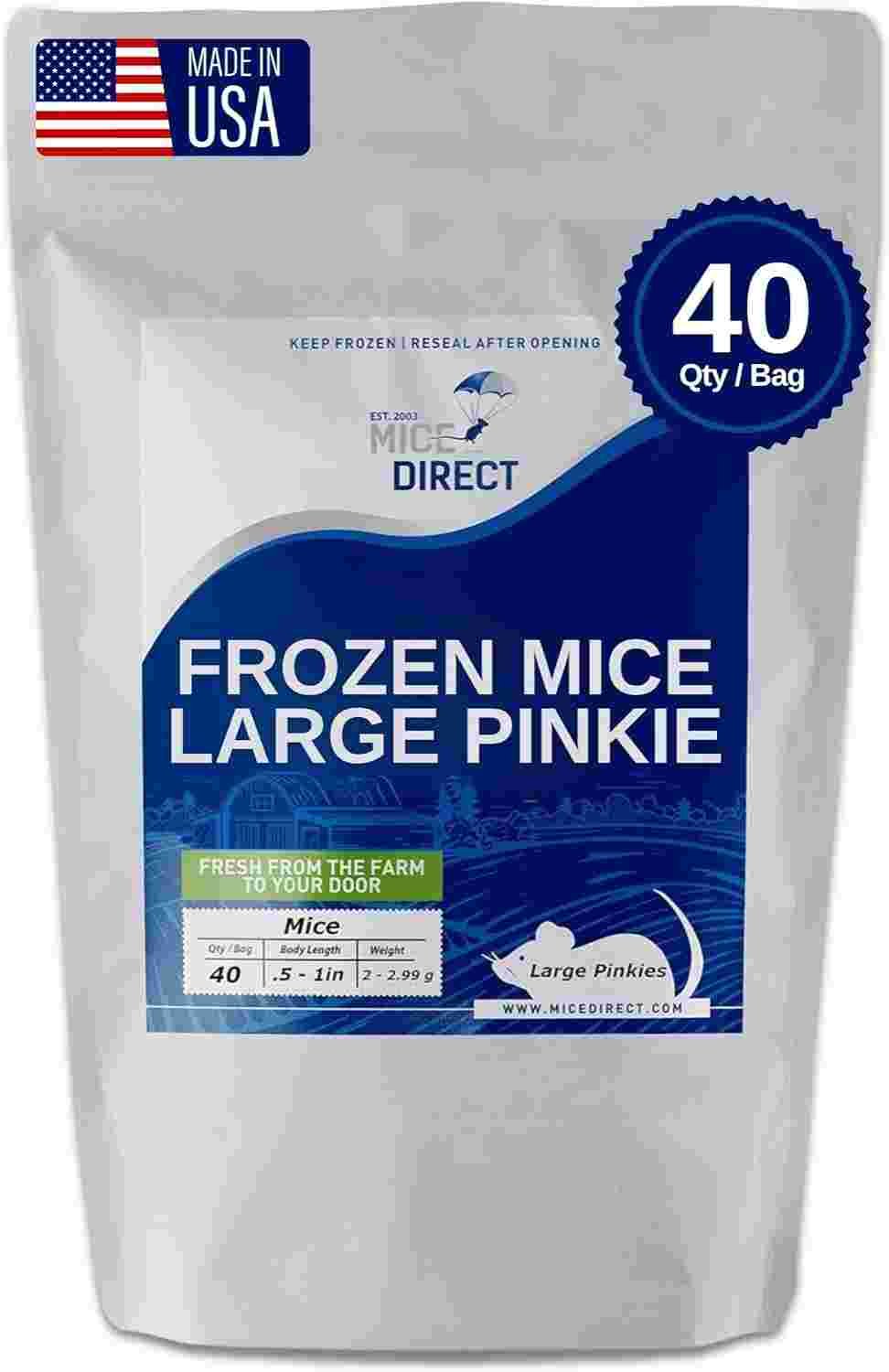 MiceDirect 40 Count Frozen Mice Pinkies