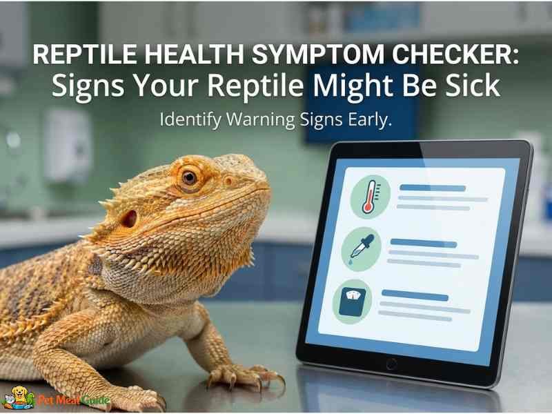 Reptile Health Symptom Checker: Signs Your Reptile Might Be Sick