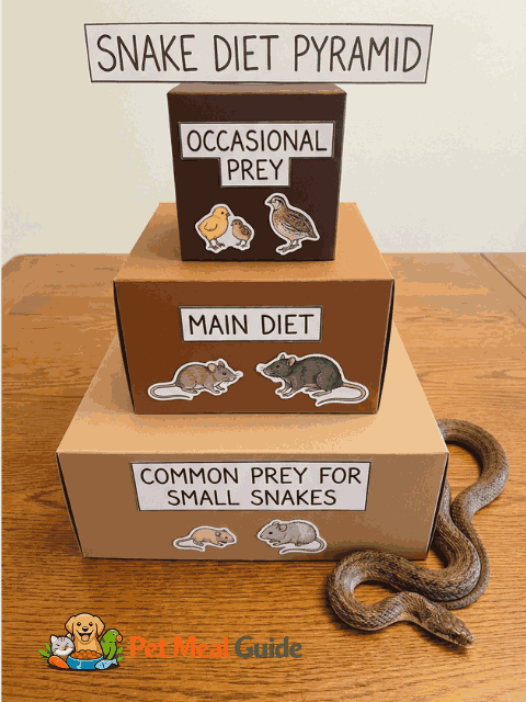 Snake Feeding Guide - Snake Diet Pyramid