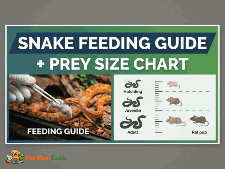 Snake Feeding Guide + Prey Size Chart - Pet Meal Guide
