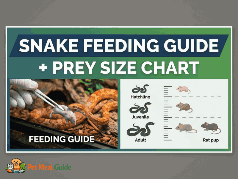Snake Feeding Guide + Prey Size Chart - Pet Meal Guide