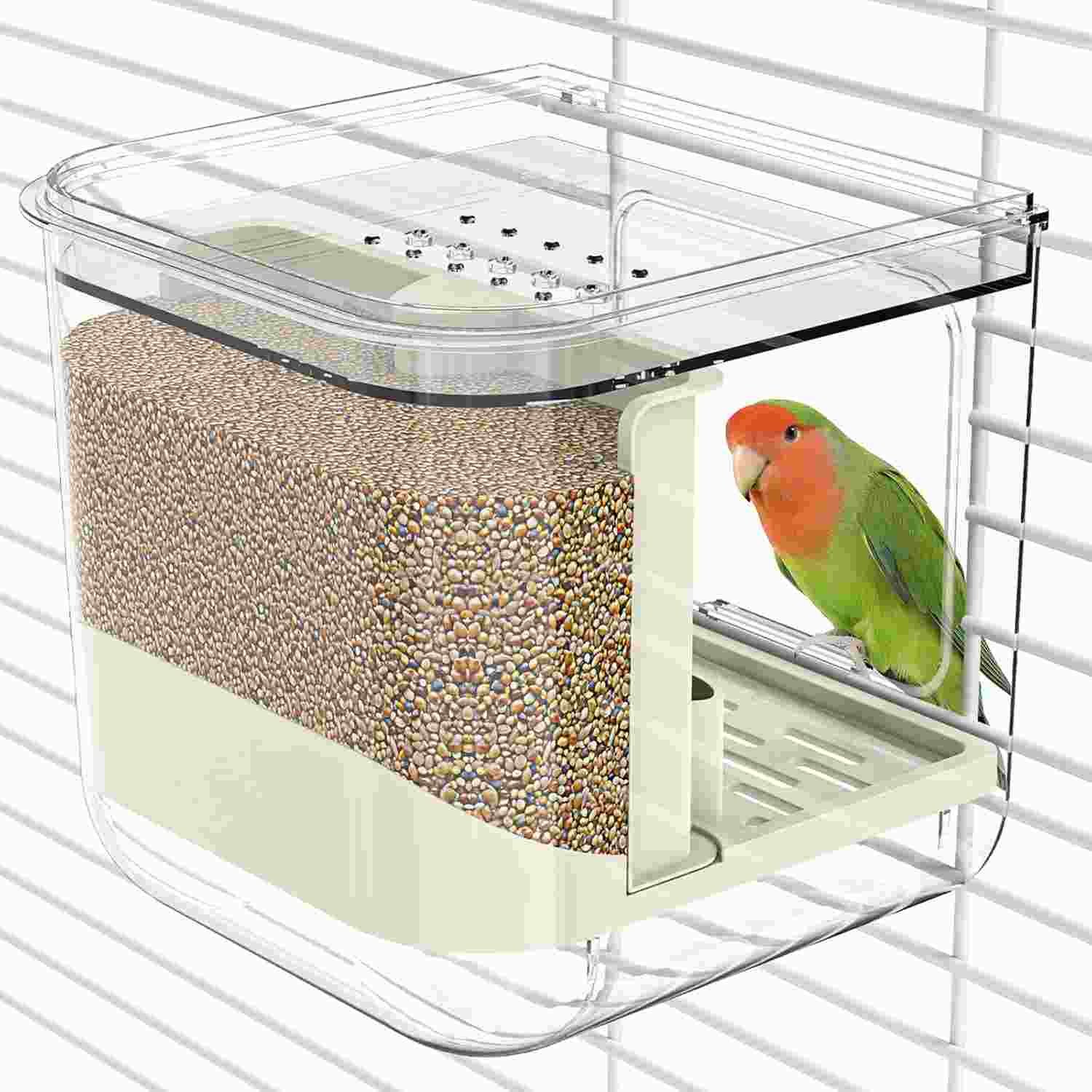 automatic budgie feeder