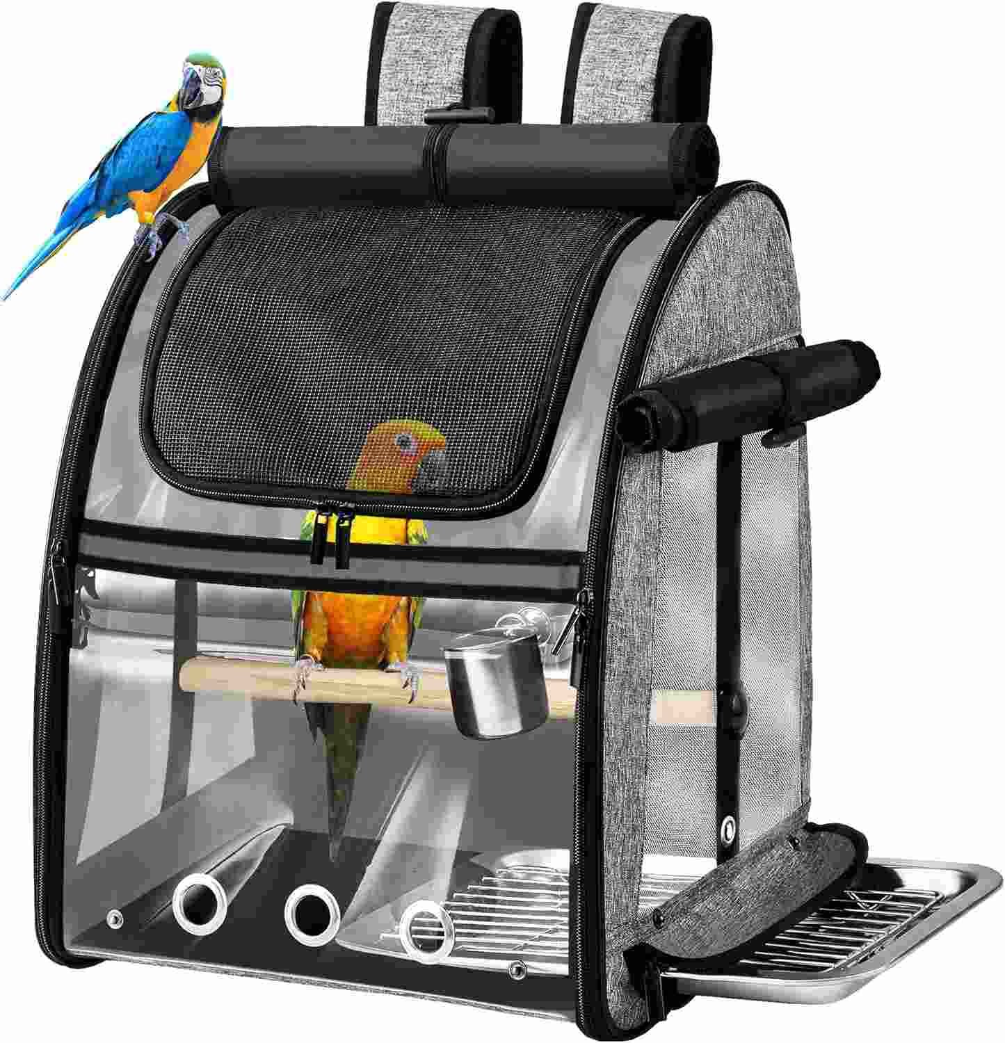 Travel carrier for lovebirds