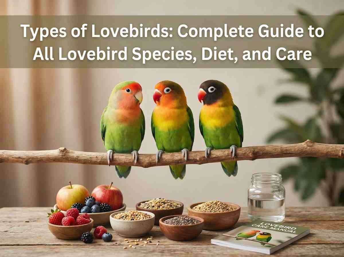 Types of Lovebirds Complete Guide to All Lovebird Species, Diet, and Care
