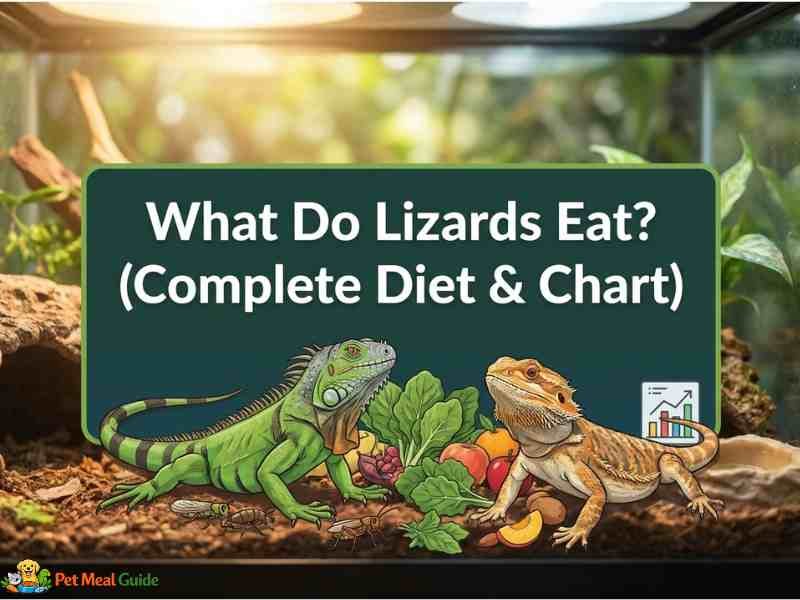 What Do Lizards Eat? (Complete Diet & Chart)