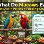 What Do Macaws Eat (Best Diet + Pellets + Feeding Chart)