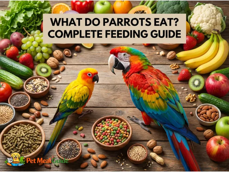 What Do Parrots Eat? Complete Parrot Feeding Guide for a Healthy Diet