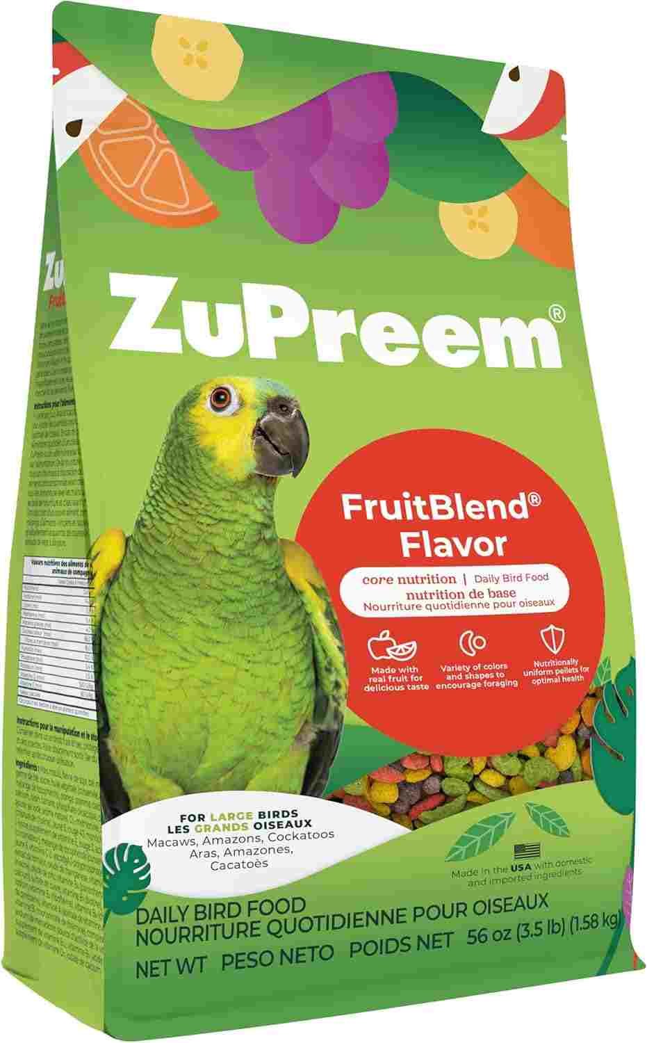 ZuPreem FruitBlend for macaws