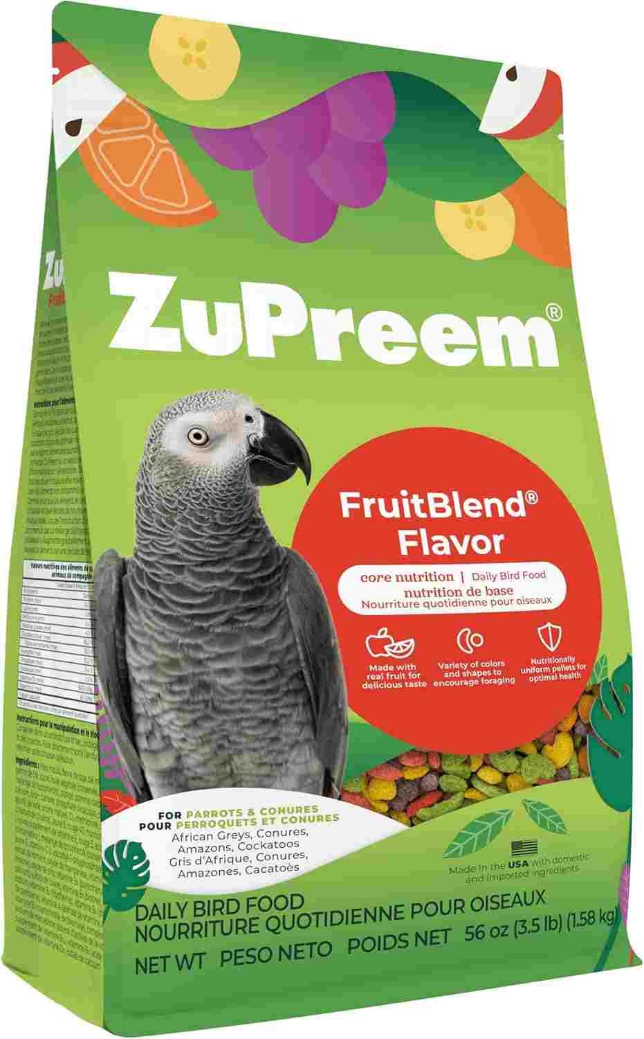 ZuPreem FruitBlend for lovebirds