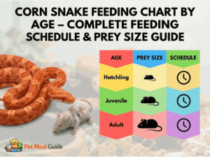 Corn Snake Feeding Chart by Age – Exact Schedule, Mouse Size &amp; Tips - Pet Meal Guide