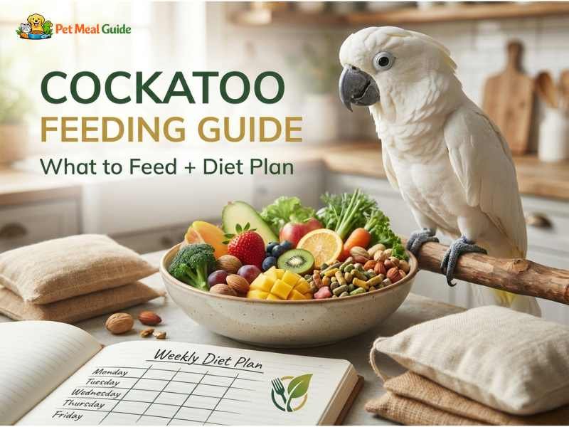 Cockatoo Feeding Guide (What to Feed + Diet Plan)