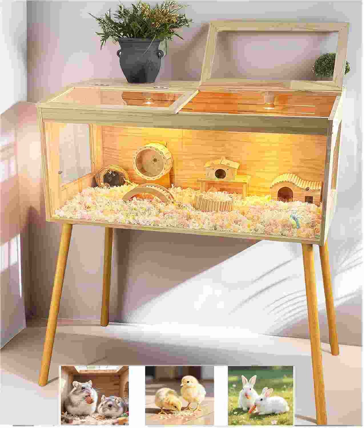 Temperature controlled brooder box for baby birds