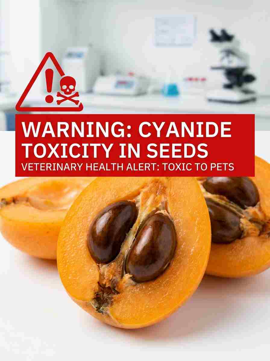 Loquat seeds toxic to dogs cyanide poisoning risk