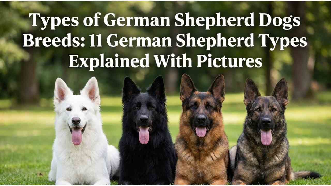 Types of German Shepherd Dogs Breeds: 11 German Shepherd Types Explained With Pictures
