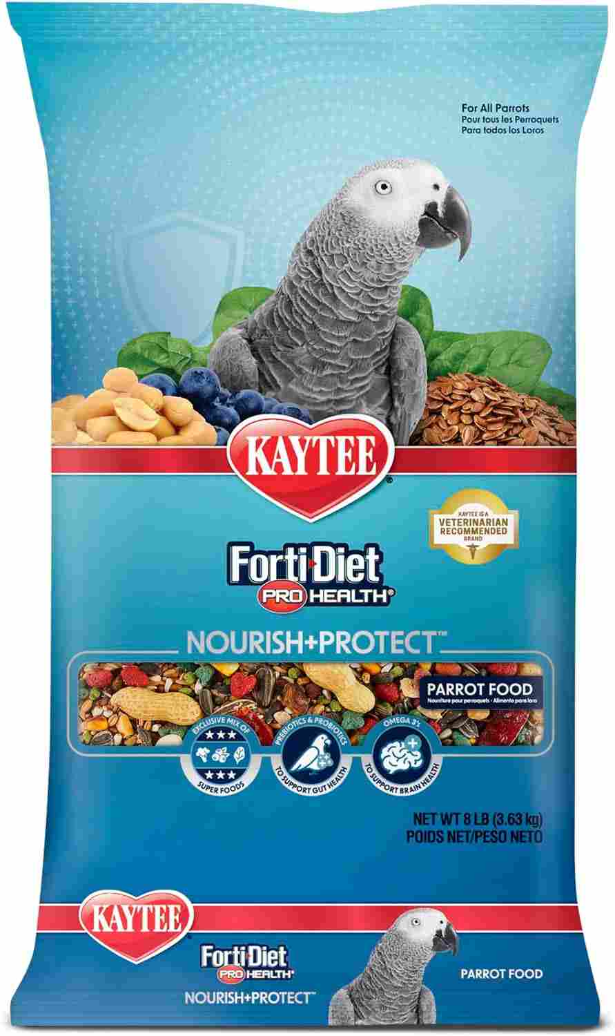 Kaytee Forti-Diet Pro Health conure and lovebird food, 4 lb